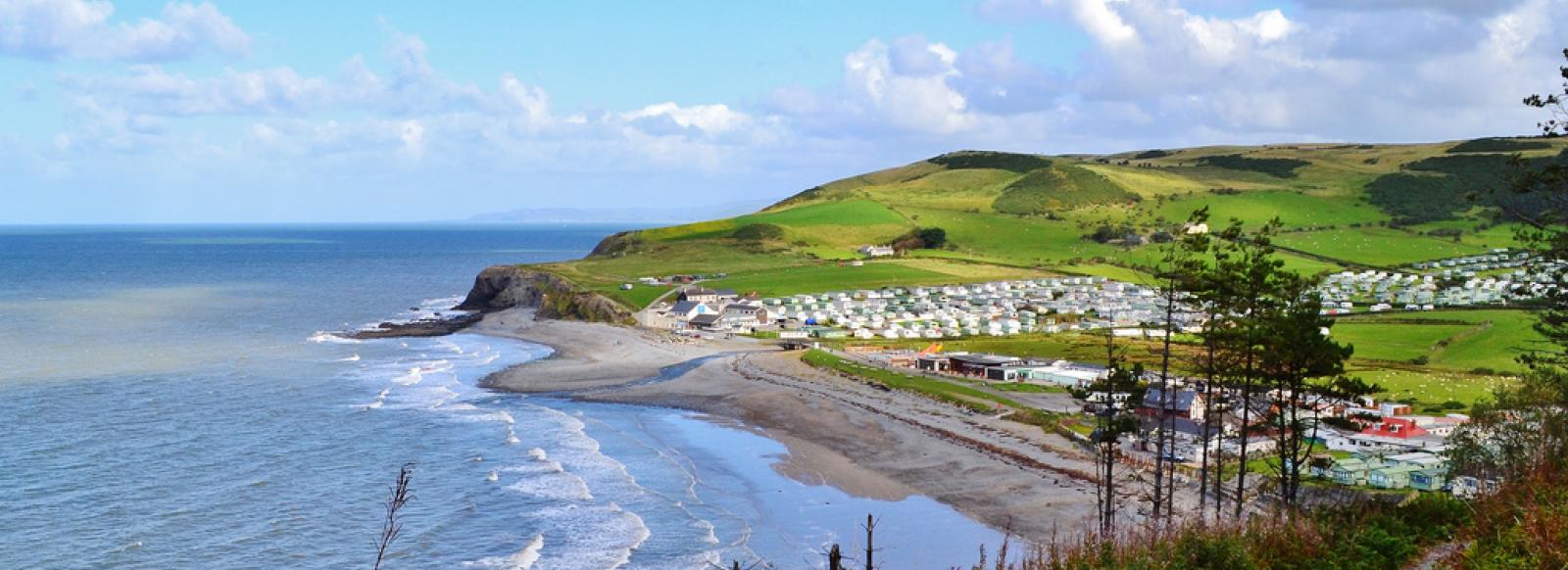 Clarach Bay Beach