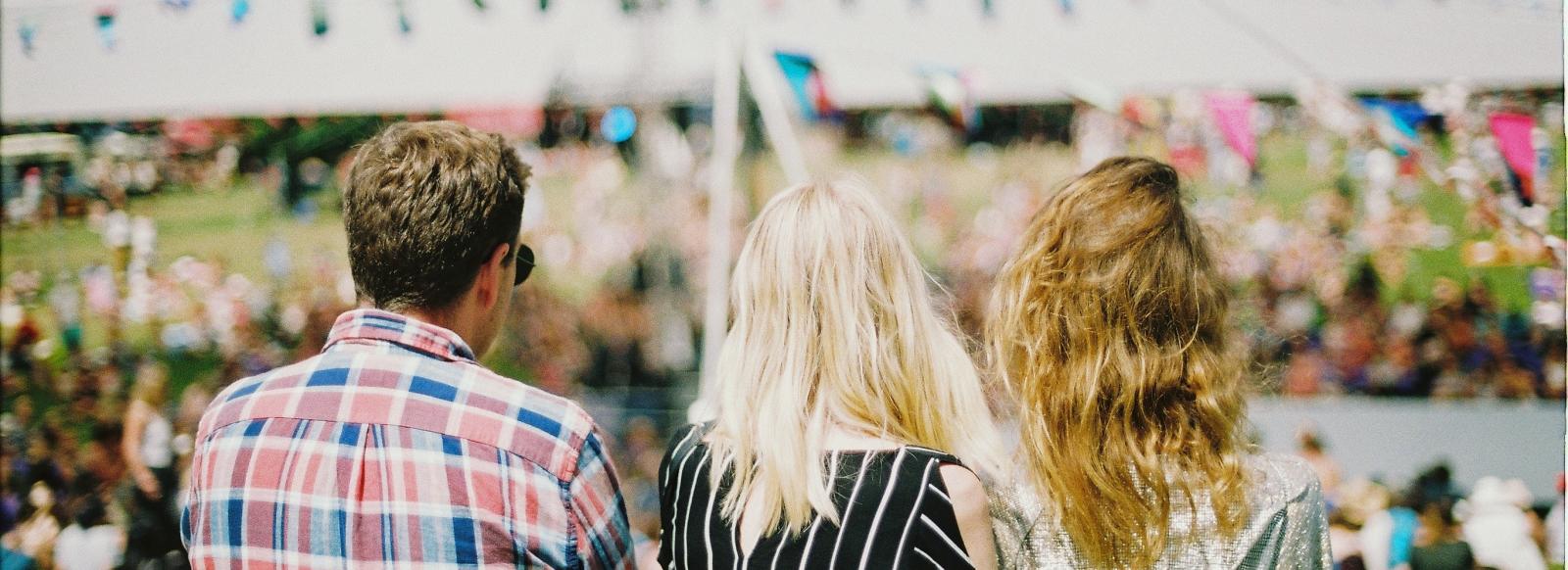 Festival goers