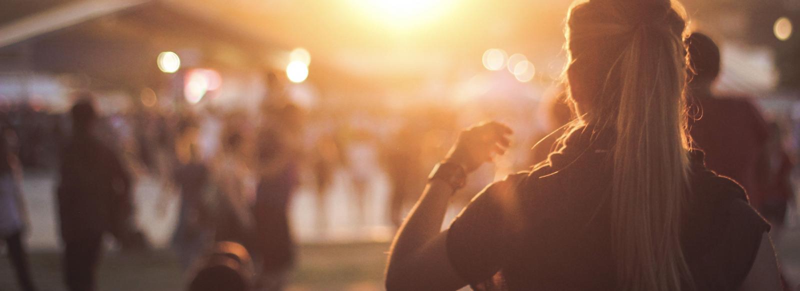 Festival sunset