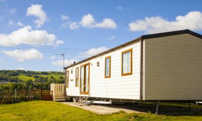 Accommodation caravan in Clarach Bay