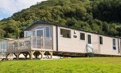 Caravan at Clarach Bay Holiday Park