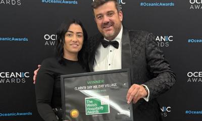 Clarach Bay Holiday Village named Best Holiday Park at the Welsh Hospitality Awards