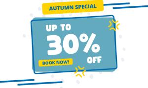 Up To 30% Off This Autumn